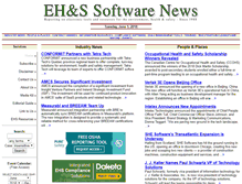 Tablet Screenshot of ehssoftwarenews.com